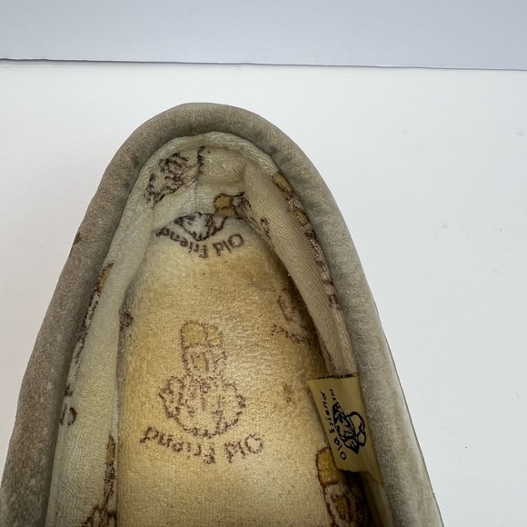 Old Friend Suede Moccasin Slippers VINTAGE Mens Size 9 Made In USA - Picture 5 of 12